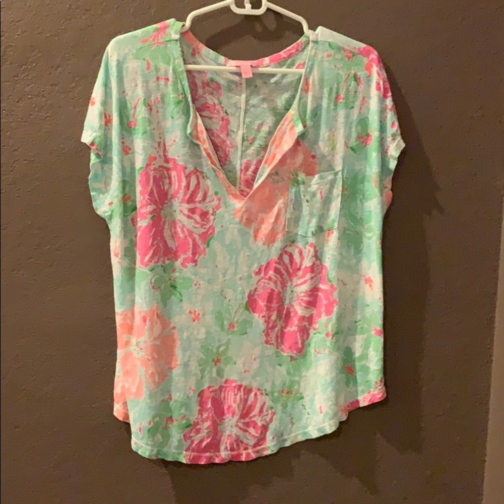Lilly Pulitzer V-Neck Top
